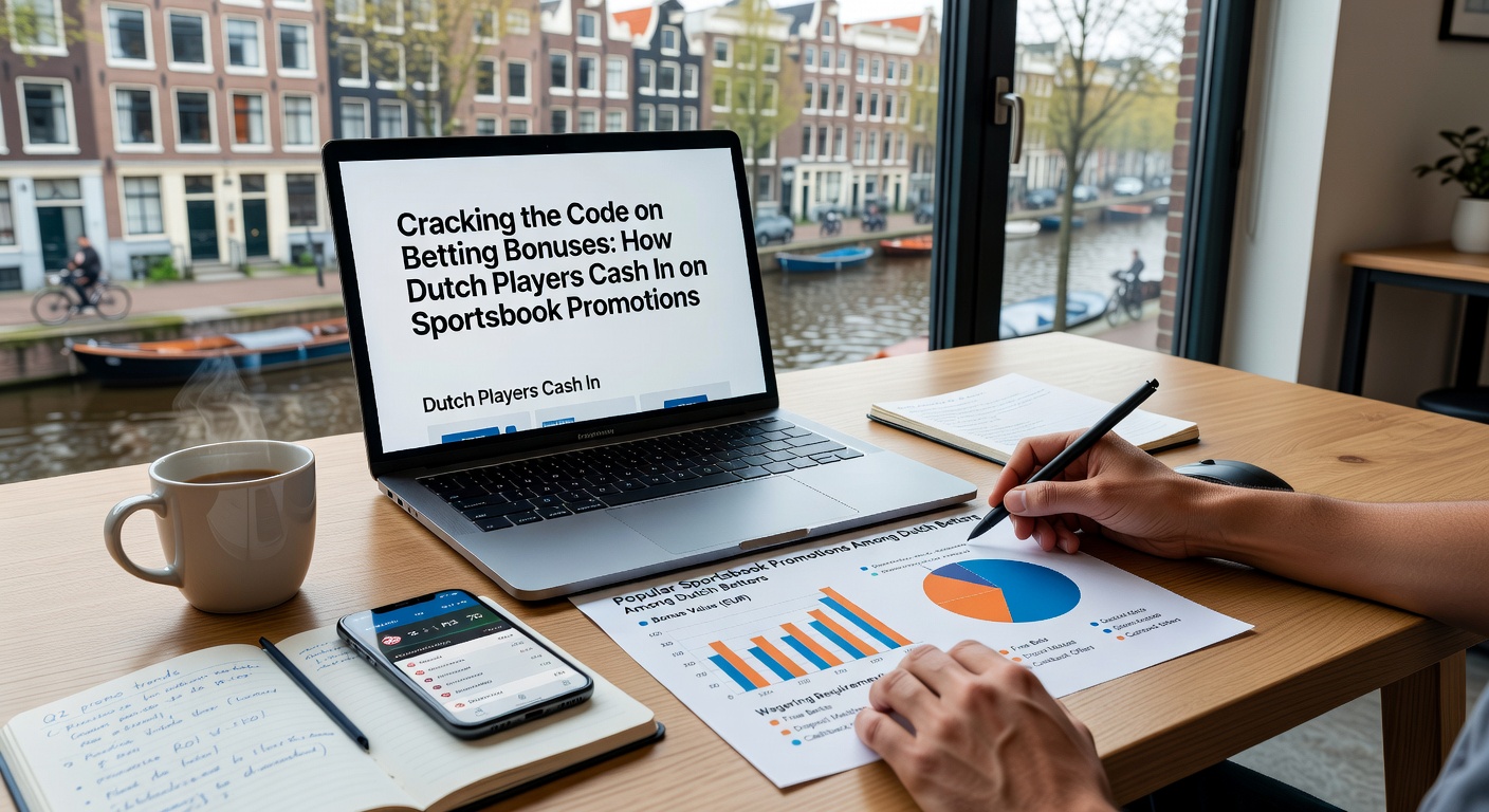 Grafiek met vergelijking van bonusvoorwaarden bij top Nederlandse bookmakers, inclusief wagering multipliers en uitbetalingspercentages