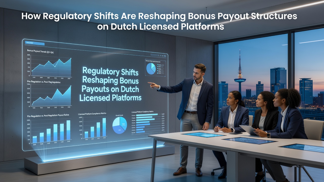 Illustratie van veranderingen in bonusuitbetalingen door nieuwe KSA-regels op Nederlandse gokplatforms