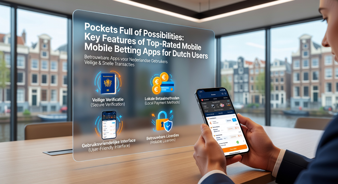 Vergelijkingsscherm van features in een mobiele betting app, inclusief live streaming en cash-out opties